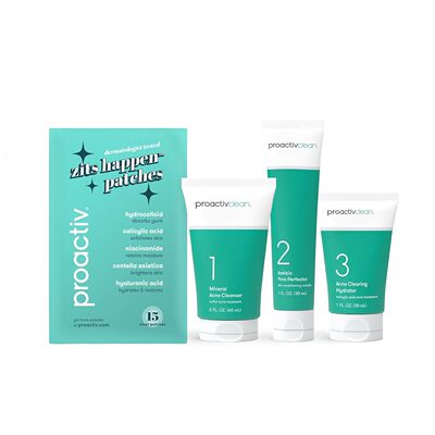 Proactiv Clean 3 Step Acne Routine w/ Pimple Patches