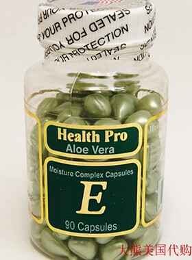 Health Pro Vitamin E Skin Oil Aloe Vera, 90 Softgels