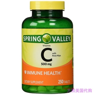 Spring Valley - Vitamin C with Rose Hips 500 mg, 250 Tablets