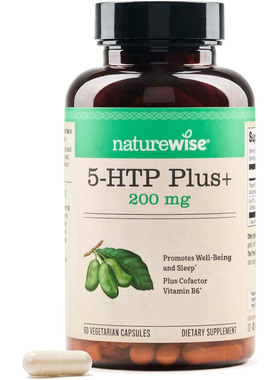 NatureWise 5-HTP 200mg, Promotes Well-being and Sleep
