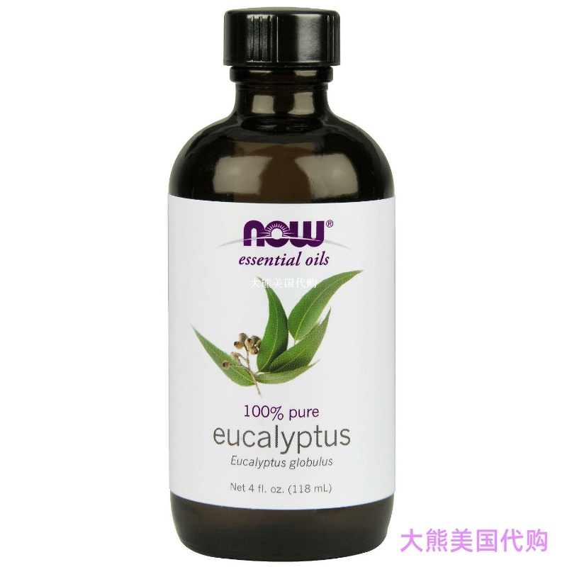 NOW Foods Eucalyptus Oil, 4 ounce 桉树油