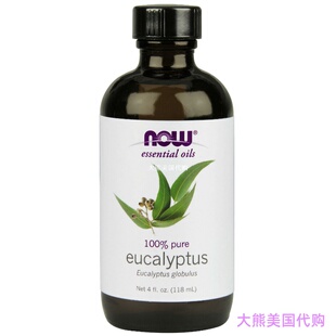 NOW Foods Eucalyptus Oil, 4 ounce 桉树油