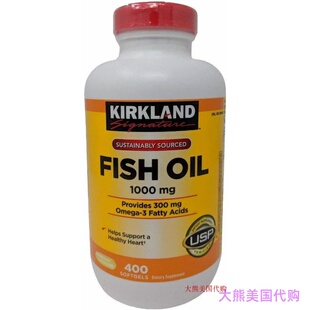 Kirkland Signature Fish Oil 1000 mg, Omega-3 Fatty Acids