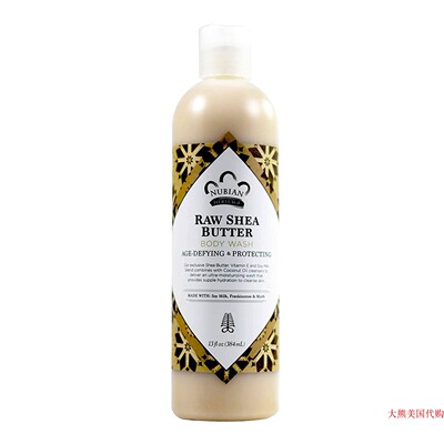 Nubian Heritage Raw Shea Butter Body Wash 13 oz 沐浴露 384ml