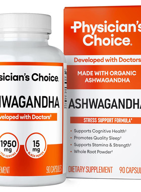 Physician's CHOICE Organic Ashwagandha, Stress Support