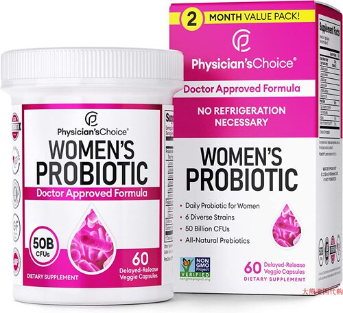 女士益生菌 Physician's CHOICE Women's Probiotics, 50B CFUs