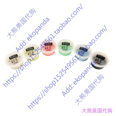 CanDo TheraPutty Standard Exercise Putty, 6 Piece Set , 2 oz