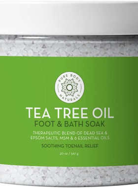 Tea Tree Oil Foot & Bath Soak by Pure Body Naturals, 2 oz