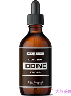 Ultra6 Nutritio Nascent Iodine Drops, 30 ml