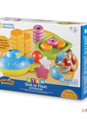 Learning Resources STEM Sink or Float Activity Set, 32 Piece