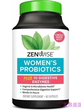 Zenwise Women's Probiotics, Plus 10 Digestive Enzymes