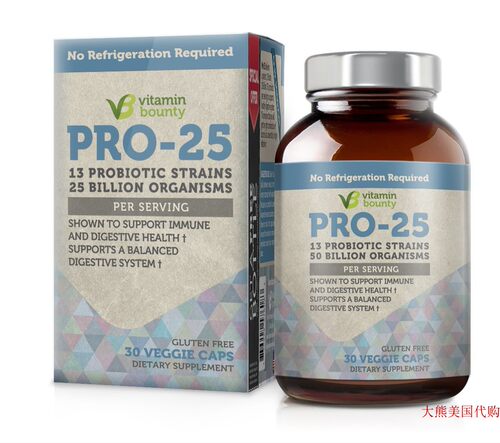 Vitamin Bounty - Pro 25 Probiotic - 13 Probiotic Strains