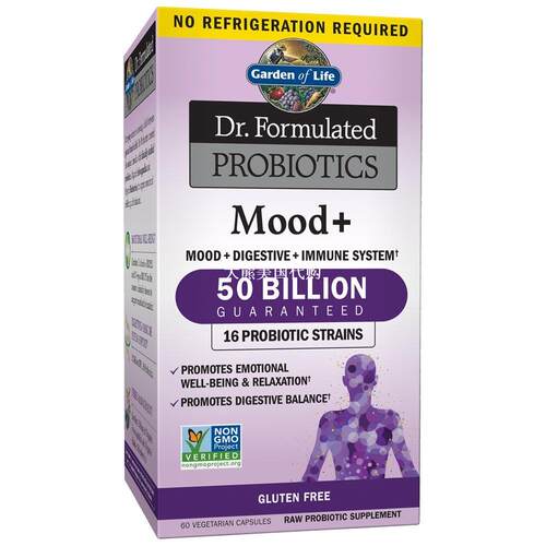 生命花园 Garden of Life Dr. Formulated Probiotic and Mood+