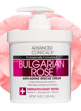 Advanced Clinicals Bulgarian Rose Anti-aging Rescue Cream
