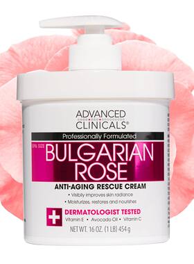 Advanced Clinicals Bulgarian Rose Anti-aging Rescue Cream