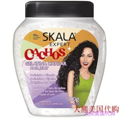 Skala Linha Expert - Gelatina Capilar Cachos 1000 Gr