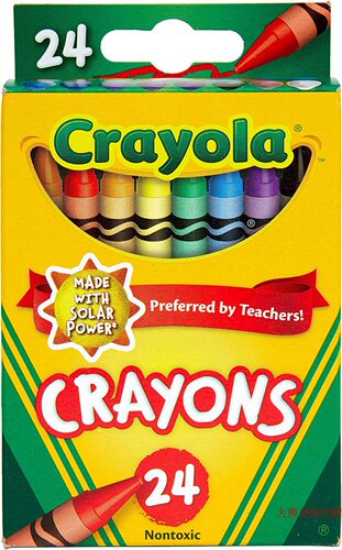 Crayola 24 Ct Crayons 绘儿乐24色蜡笔
