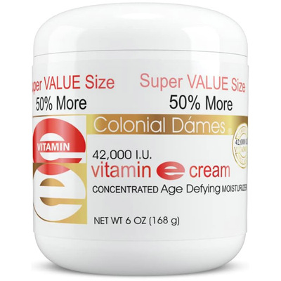 Colonial Dames Vitamin E Cream, 42,000 IU, 6 oz.