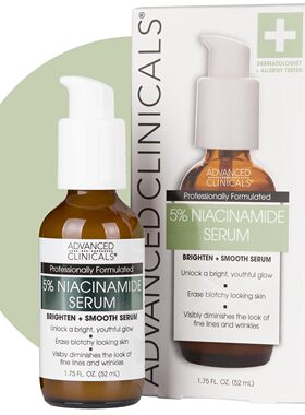 Advanced Clinicals Niacinamide Brighten + Smooth Serum, 52ml