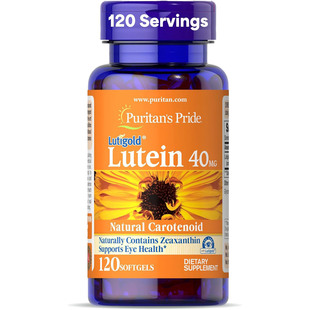 Puritan's Pride Lutigold Lutein Carotenoid 40mg, Eye Health