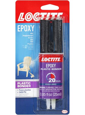 Loctite Epoxy Plastic Bonder 0.85-Fluid Oz Syringe (1363118)