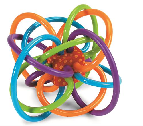 Manhattan Toy Winkel Rattle 曼哈顿球婴幼儿牙胶咬胶