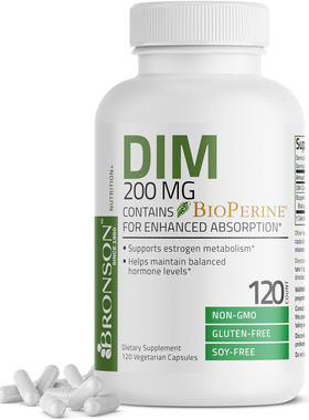 Bronson DIM 200 MG Diindolymethane with BioPerine