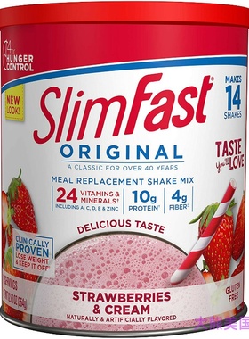 SlimFast Strawberries & Cream Meal Replacement Shake Mix