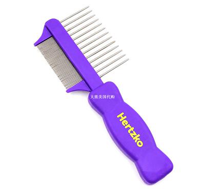 Hertzko Double Sided Flea Comb by Hertzko or Dogs And Cats