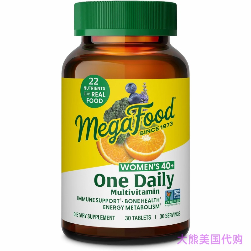 MegaFood Women's 40+ One Daily Multivitamin 女士多种维生素