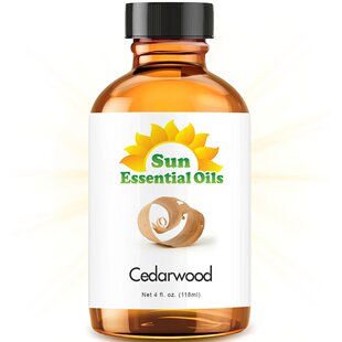 Cedarwood Essential Oil by Sun Organic, 4 ounce
