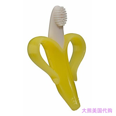 Baby Banana Bendable Training Toothbrush, Infant 婴儿牙刷