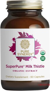 Pure Synergy Organic SuperPure Milk Thistle Extract, 60 Caps