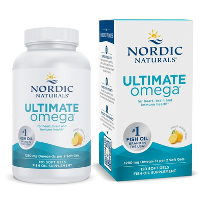 Nordic Naturals Ultimate Omega, Lemon Flavor - 120 Soft Gels