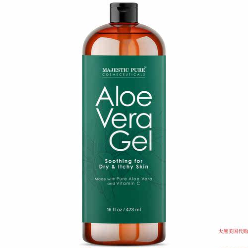 MAJESTIC PURE Aloe Vera Gel, Soothing for Dry & Itchy Skin