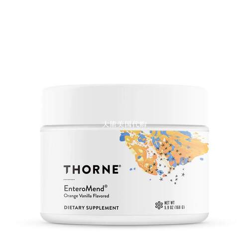 Thorne Research EnteroMend (Orange Vanilla Flavor), 168 g