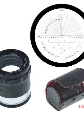 iGaging Stand Measuring Magnifier Loupe 10X Scale LED Light