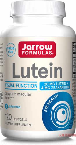 Jarrow Formulas Lutein, Supports Visual Function 叶黄素