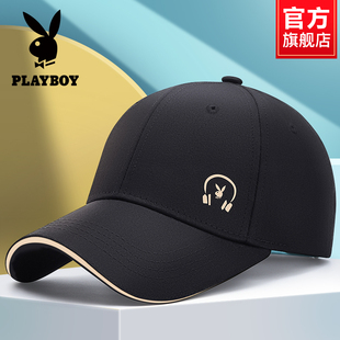 花花公子帽子男款2025新款大头围鸭舌帽冬季保暖户外棒球帽女潮牌