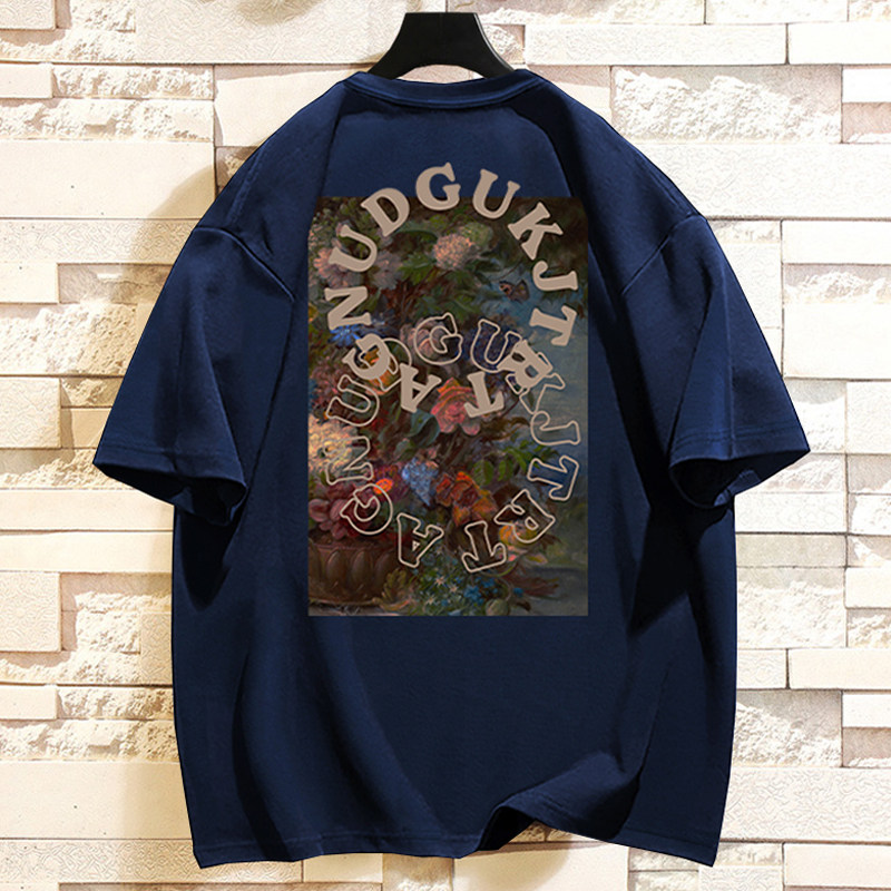 加肥加大肥佬短袖t恤宽松休闲