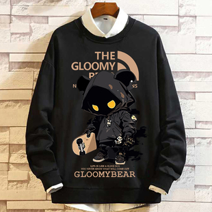 400斤带绒圆领上衣体恤卫衣男 加肥加大胖哥冬11XL码 特大码 肥佬装