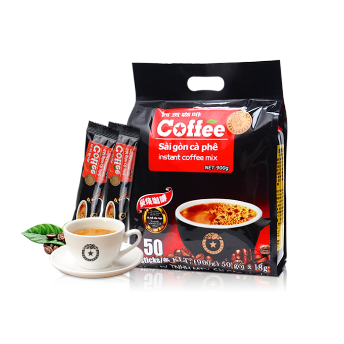 越南进口西贡咖啡炭烧900克三合一速溶猫屎咖啡 馥郁香浓提神原味