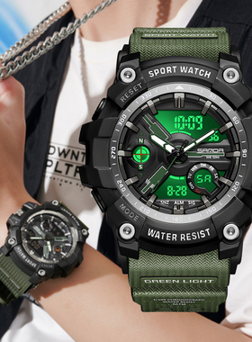 青少年电子手表男初高中学生专用潮流户外运动夜光防水儿童男款表