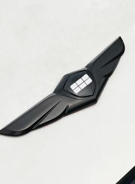 吉利银河E8 L6车标L7 E5改装车身装饰经典立体质感引擎盖个性车贴