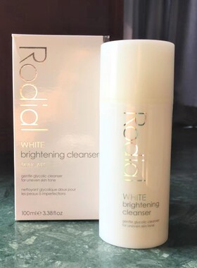 现货英国Rodial柔黛亮白消斑去印洁面乳洗面奶100ML收缩毛孔提亮