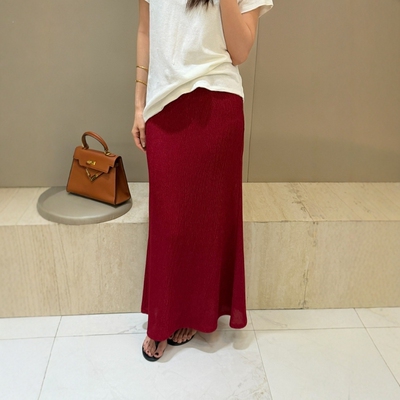 摩登197松紧腰肌理感鱼尾半身裙