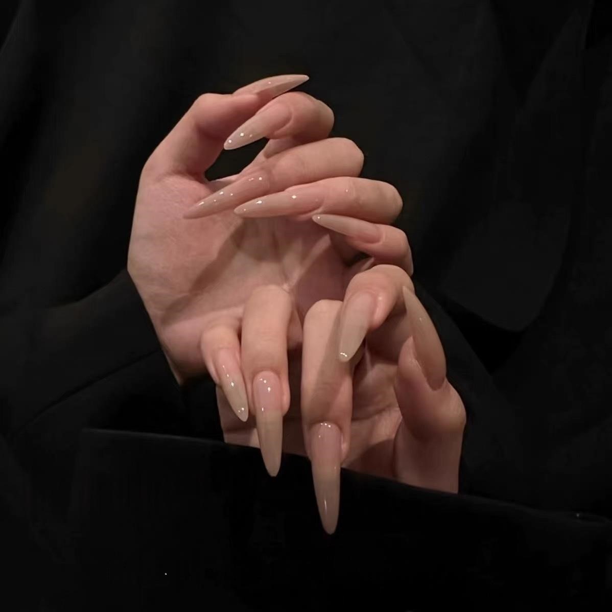 嬛嬛同款穿戴甲纯手工长款杏仁裸甲2026年高级感显白裸色假指甲片,彩妆/香水/美妆工具,穿戴甲/甲片,淘宝优惠券,粉丝福利购,淘宝优惠卷