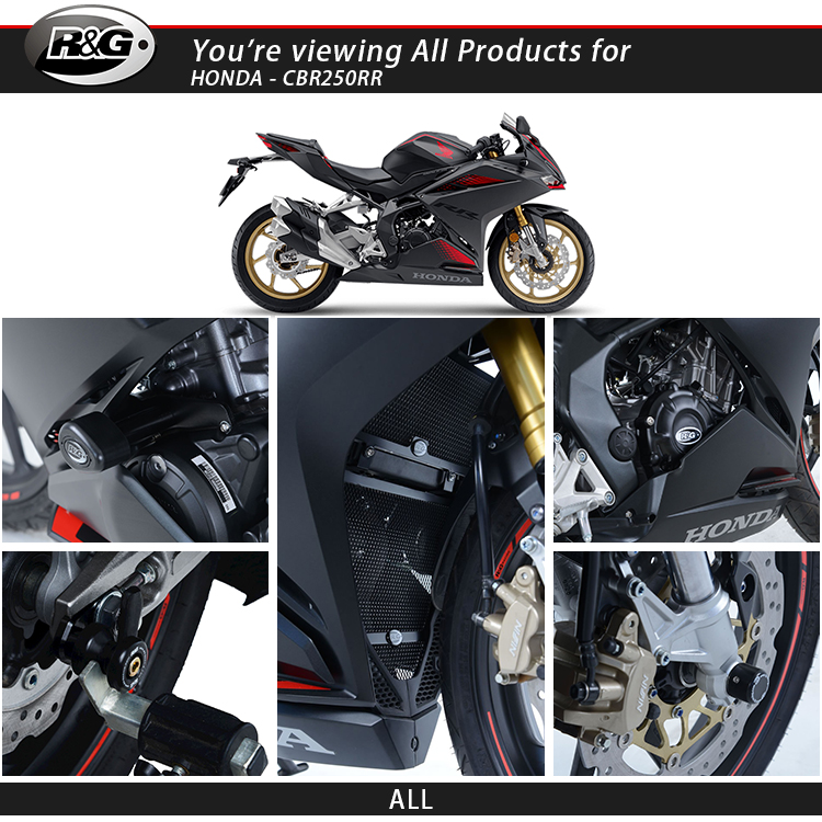 英国rg改装防摔球护网发动机盖风挡短尾牌照架适用于本田cbr250rr