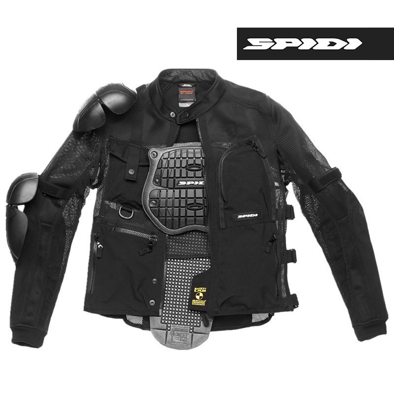 spidi multitech armor evo t187摩托车骑行服防摔网眼夹克男春夏