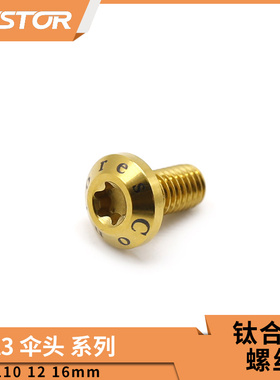 WESTOR A2 A3 伞头 系列 M5 L10 12 16mm 钛合金螺丝 伞头系列